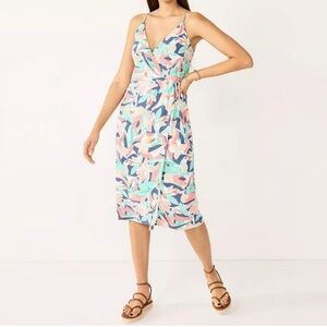 NINE WEST short floral spaghetti strap dress